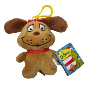 2024 Dr Seuss the Grinch Max Plush Clip-On Dog Stuffed Toy 6254932 NWT